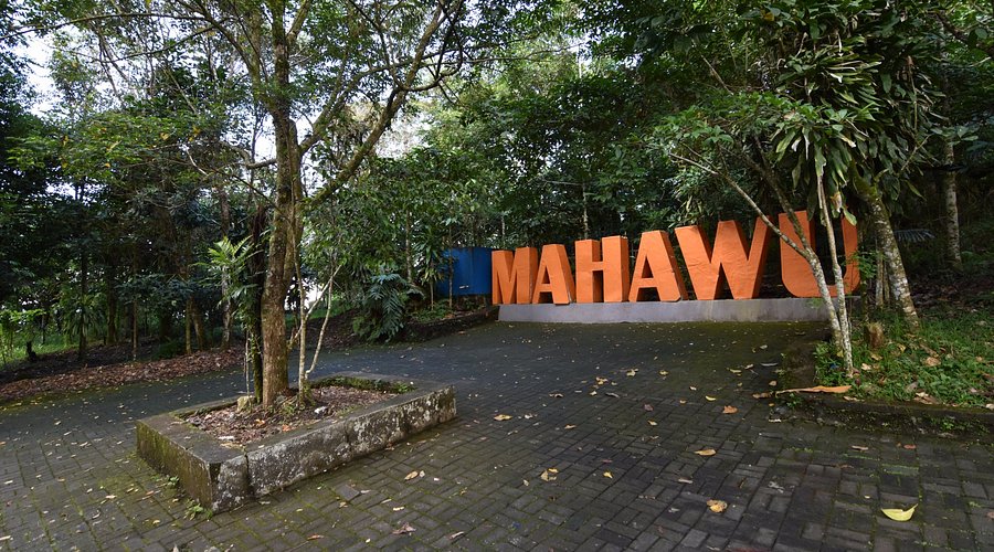[The entrance sign for Mount Mahawu, marking the start of a rewarding trek detailed in this comprehensive Indonesia travel guide.]